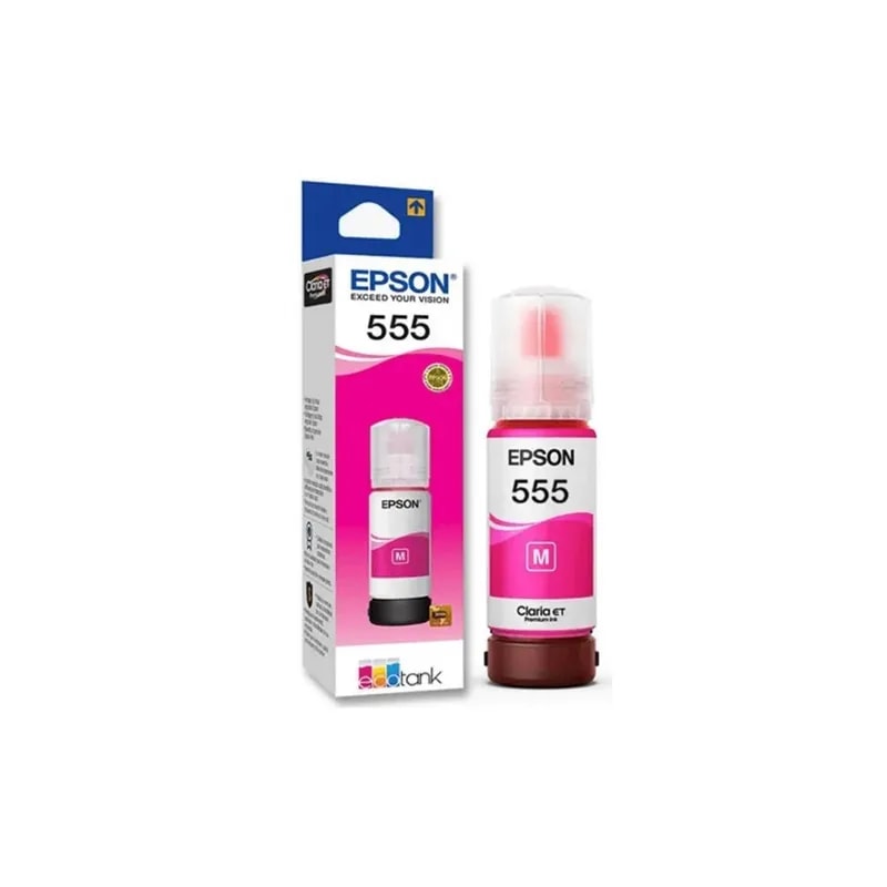 Botella Epson T555 Magenta L8160 / L8180 6200 Pags T555320-AL