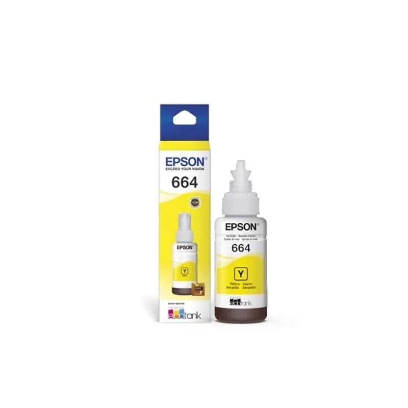 Botella Epson T664 Amarillo L110 / L200 / L210 / L350 / L3 6500 PAG T664420-AL