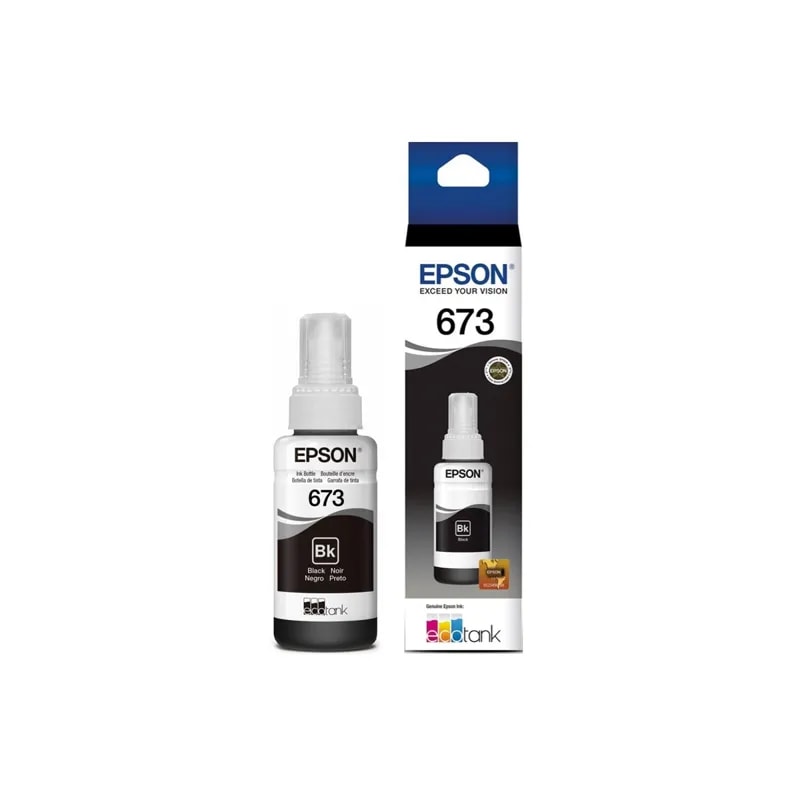 Botella Epson T673 Negro L800 4000 PAG T673120-AL