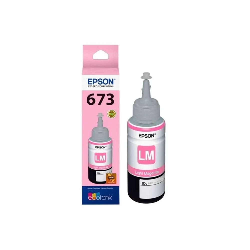Botella Epson T673 Light Magenta 4000 Pags T673620-AL