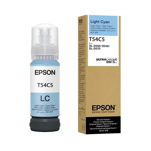 Epson T54C LT Cyan Ultrachome D6R-S SL-D570 70ML T54C520