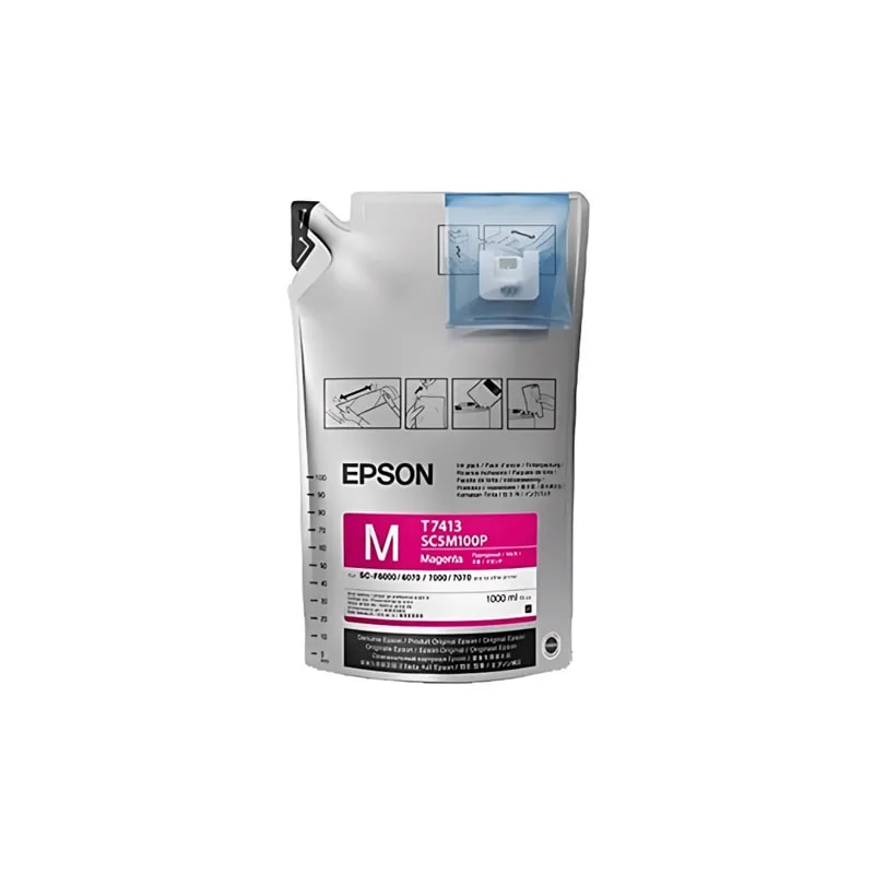 Tinta Epson 7413 Magenta Ultrachrome F6200 / F7200 / F9200 / F9370 6 Litros C13T741320