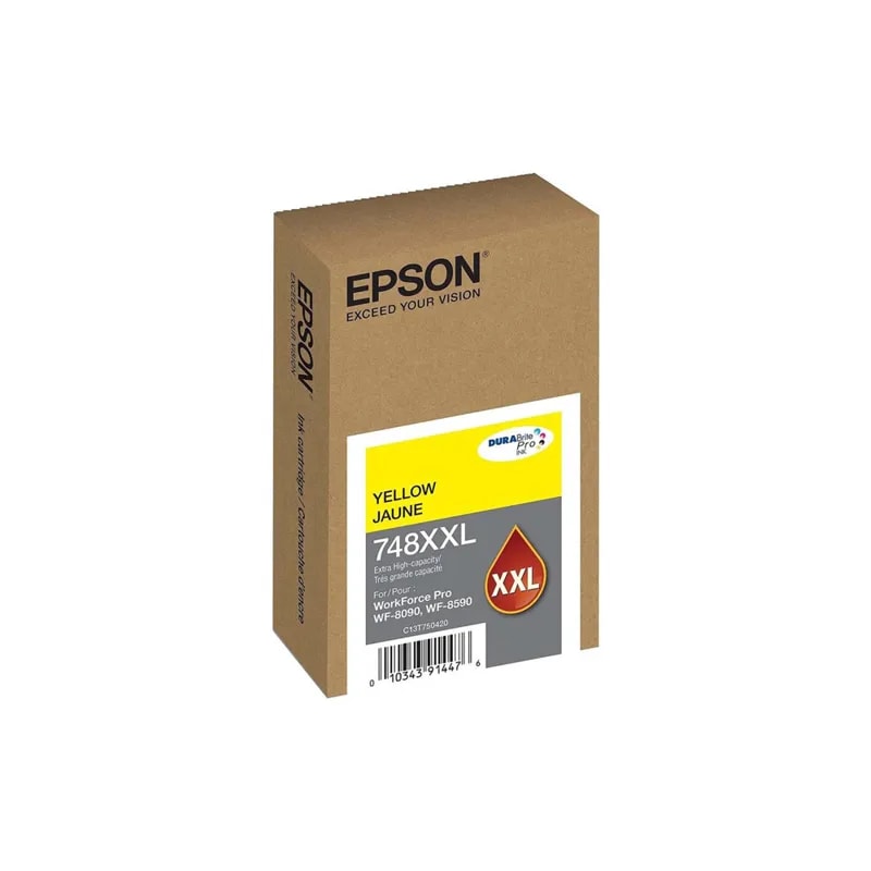 Tinta Epson T748XXL Amarillo WF6090 / 6590 7000 PAG T748XXL420-AL