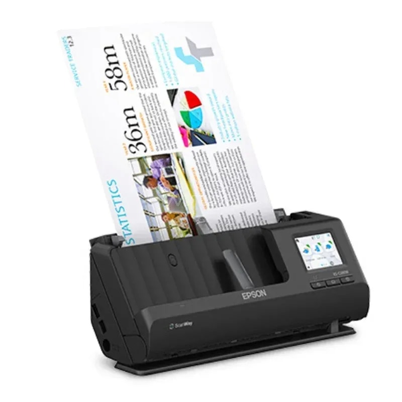 Escaner Epson ES-C380W Inalambrico 30PPM 60IPM ADF WIFI USB B11B269201
