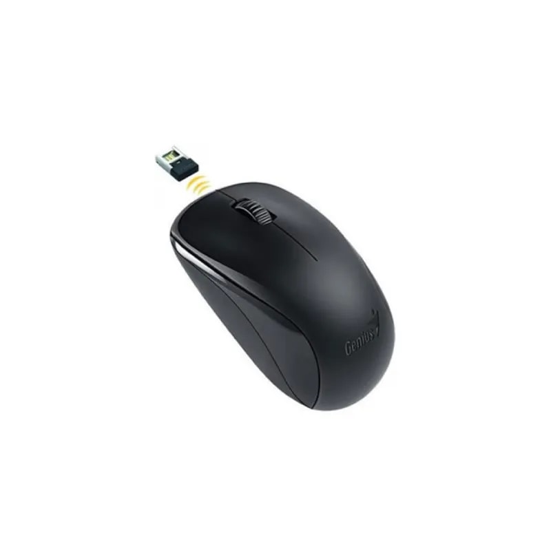 Mouse Genius NX-7000 Wireless Negro / Blueeye / RF 2.4GHZ / Pila AA / WIN Y MAC 31030027400