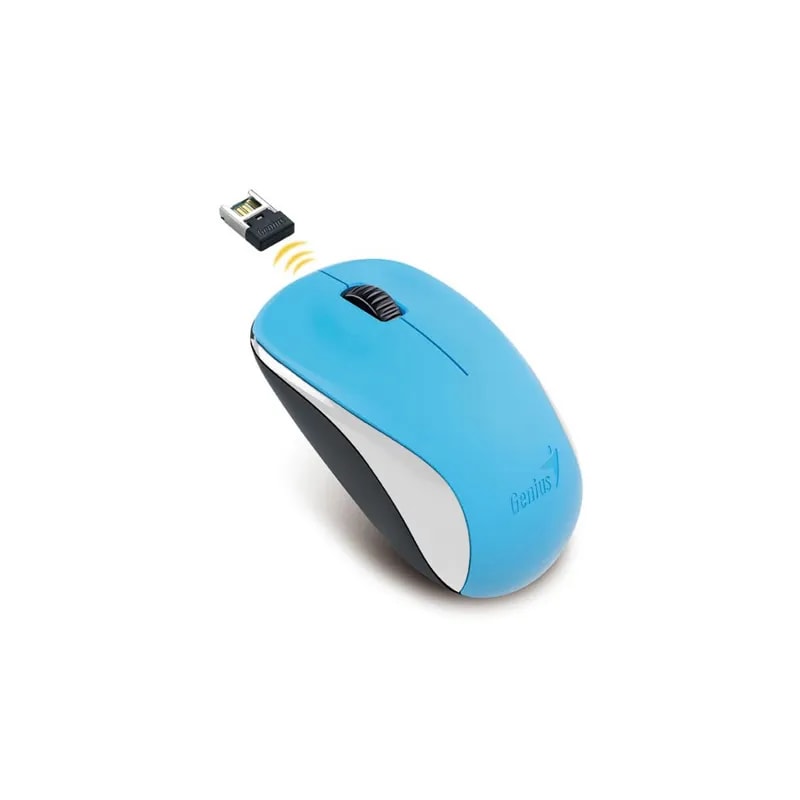 Mouse Genius NX-7000 Wireless Azul / Blueeye / RF 2.4GHZ / Pila AA / WIN Y MAC 31030027402