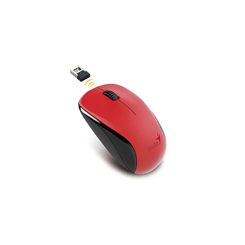 Mouse Wireless Genius NX-7000 Rojo / Blueeye / RF 2.4GHZ / Pila AA / WIN Y MAC 31030027403