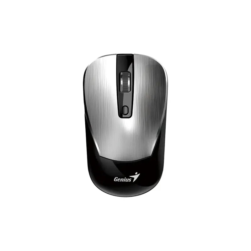 Mouse Genius NX-7125 Wireless Gris / AI Copilot / 4 Botones / 1200 DPI / RF 2.4GHZ / Pila AA / WIN