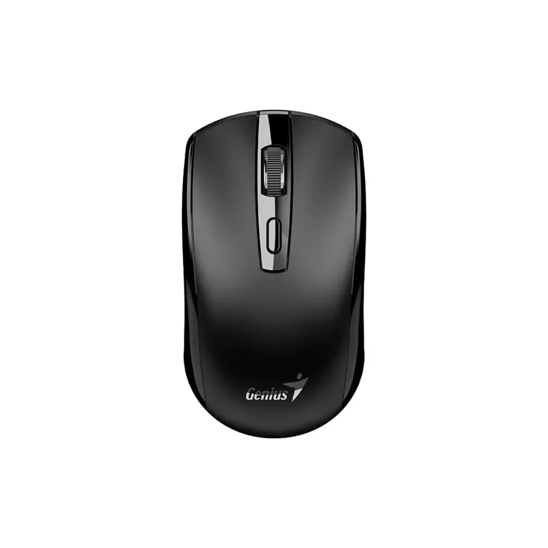 Mouse Genius ECO-8150 Wireless Negro / Bat. Recargable / AI Copilot / 4 Botones / 1200 DPI / Adap.