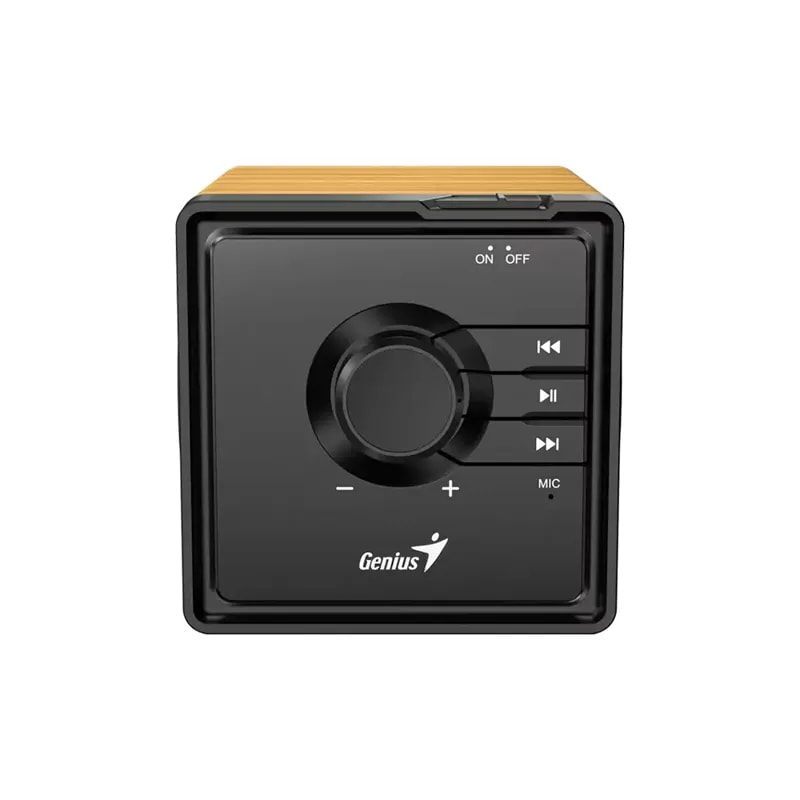 Parlante Genius SP-916BT Portable / Potencia 6W RMS / Bluetooth 5.3 / Color Madera