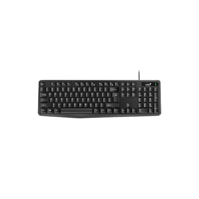 Teclado Genius KB-117 Negro / USB / Resitente Derrames