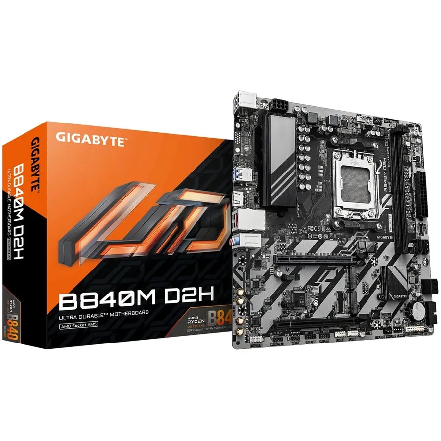 Mainboard Gigabyte B840MH AM5 DDR5 Ryzen 9000 8000 7000 Micro ATX
