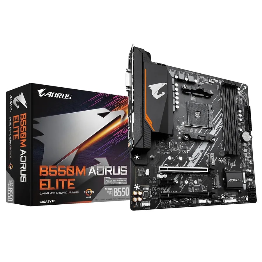 Mainboard Gigabyte B550M Aorus Elite AX REV 1.3 AM4 4XDDR4 Micro ATX
