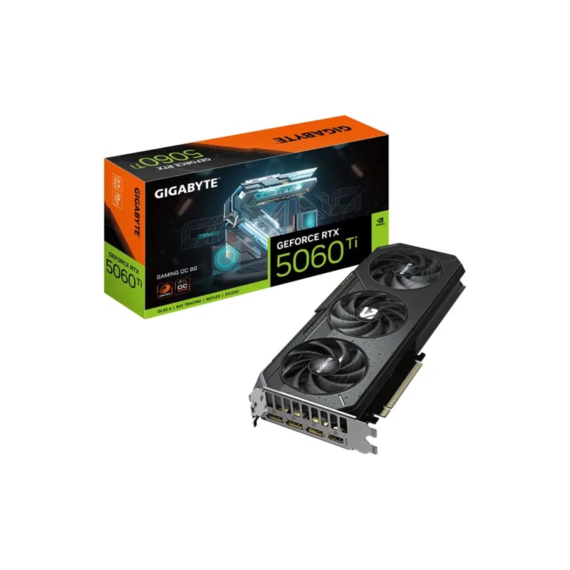 Tarjeta De Video Gigabyte Geforce RTX 5060 TI Gaming OC 8G GDDR7 PCIE 5.0 9VN506TGO8-00-G10