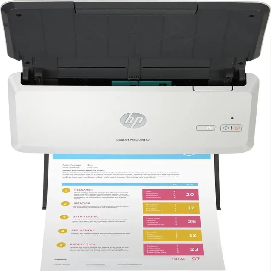 Escaner HP Scanjet PRO 2000 S2 Alimentador De Hojas 35PPM / 70IPM