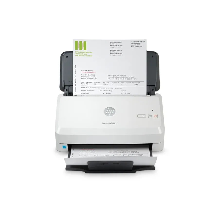 Escaner HP Scanjet PRO 3000 S4 ADF 50 Hojas 4000 PAG Diarias 40PPM / 80IPM