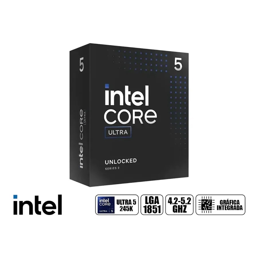 Procesador Intel Ultra 5 245K 4.2 GHZ LGA1851