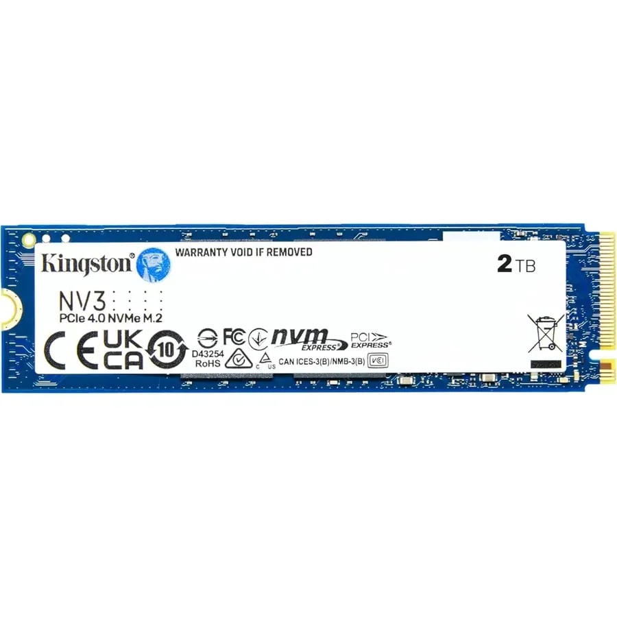 SSD Kingston / 2TB NV3 M.2 2280 NVME SSD PCIE 4.0 UP TO 6000MBS