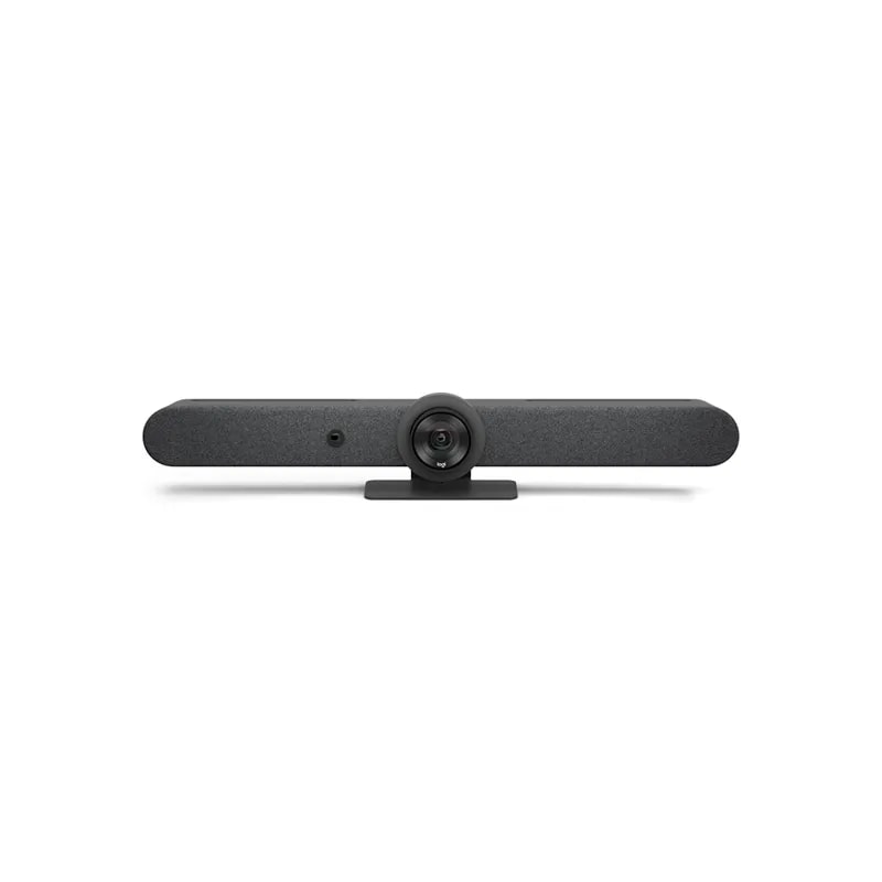 Cámara Logitech Rally BAR USB / Todo En UNO / Zoom HD 15X / 4K / 2 Altavoces / 6 Mic.