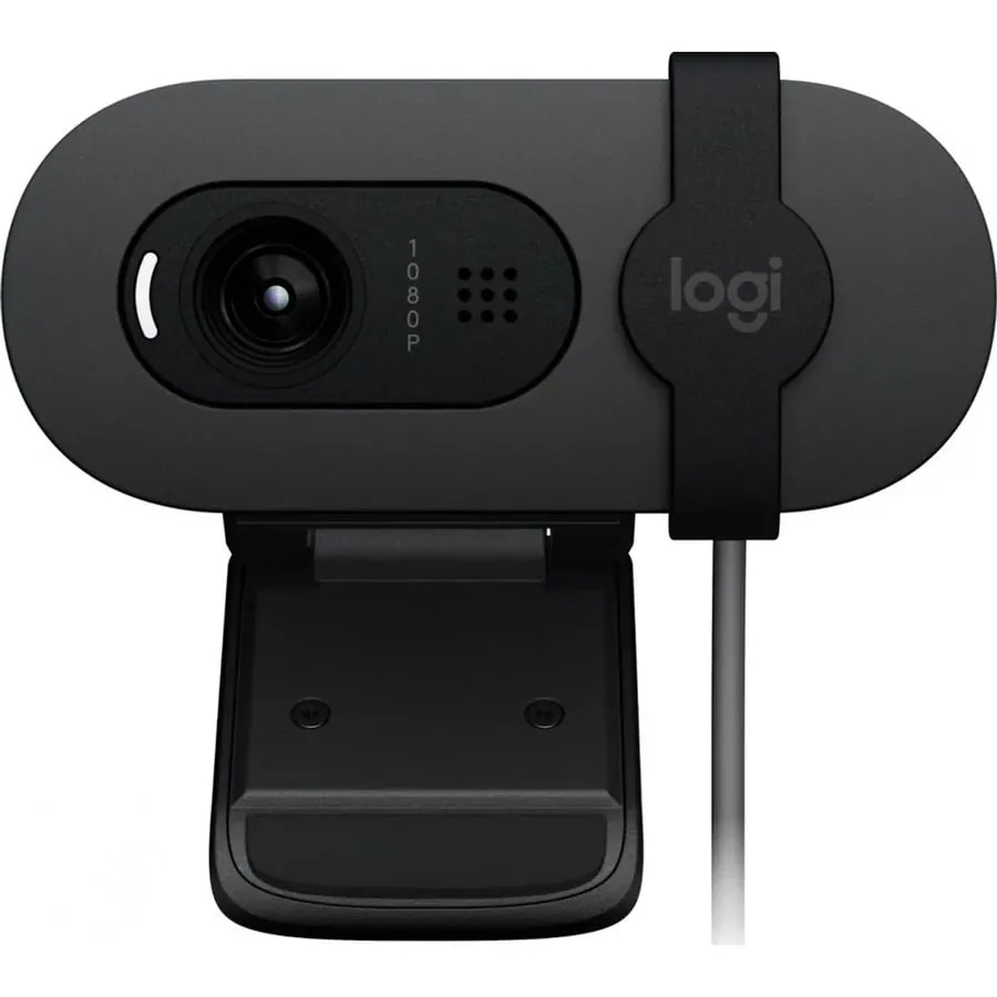 Cámara Logitech Brio 100 / Full HD / 1080P / 2MP / Mic.integrado / USB / Foco Fijo