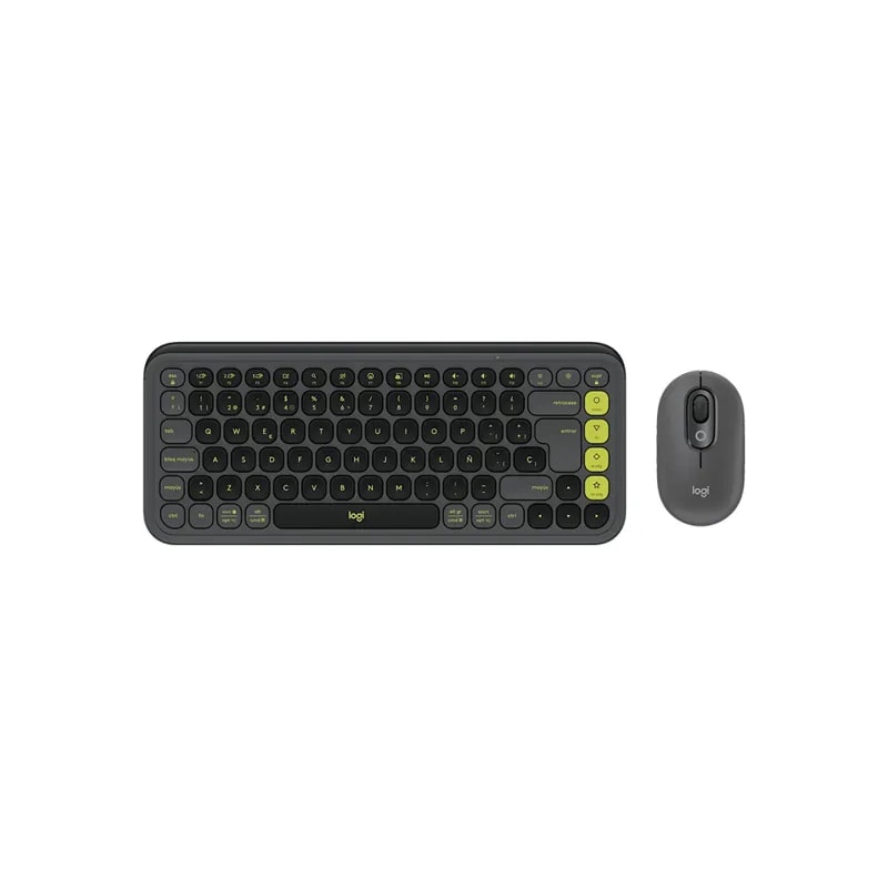 Combo Logitech Teclado Y Mouse POP Icon / Wireless / Easy-switch / Hasta 3 Dispositivos