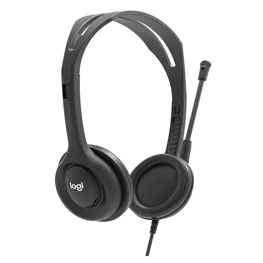 Headsets Logitech H111 Stereo / AUX / Mic. Unidireccional / 32 Ohmios / 20HZ