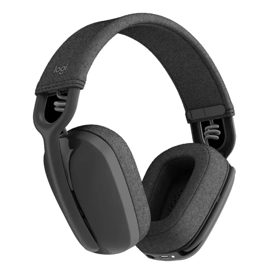 Headsets Logitech Zone Vibe 100 / BT 5.2 / Mic. Cancel. Ruido / 100-7KHZ / Grafito