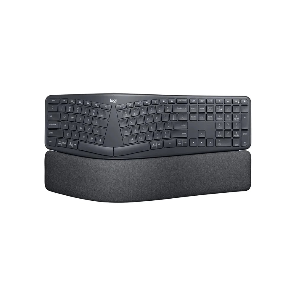 Teclado Logitech Ergo K860 / Wireless / Ergonomico / Reposa Munecas / Negro