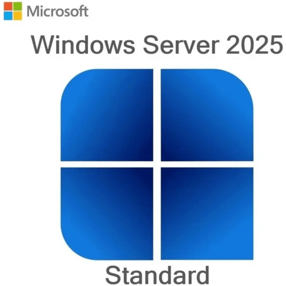 Software Microsoft Windows SVR STD 2025 64BIT Spanish 1PK DSP OEI DVD 16 Core