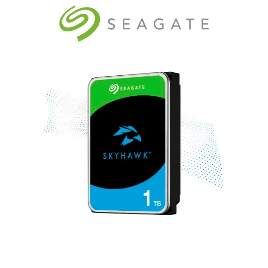 Disco Seagate Skyhawk 3.5PULG 1TB Sataiii 6GBS 5400RPM 256MB ST1000VX013