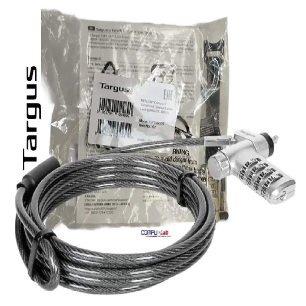 Accesorio Targus Candado Defcon ASP71GLX-S / Kensington Nano