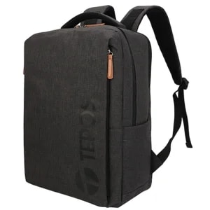 Mochila Teros TE-9045GR Notebook Hasta 15.6 / Poliester Gris / Interior Negro
