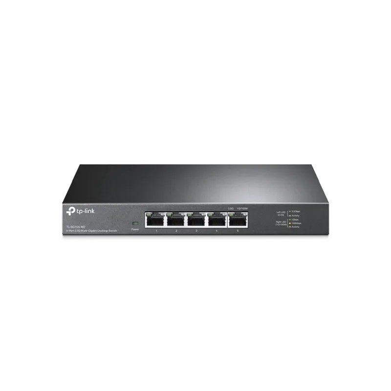 Switches TP-Link TL-SG105-M2 / 5 Puertos 2.5 Gbps / NO Administrable