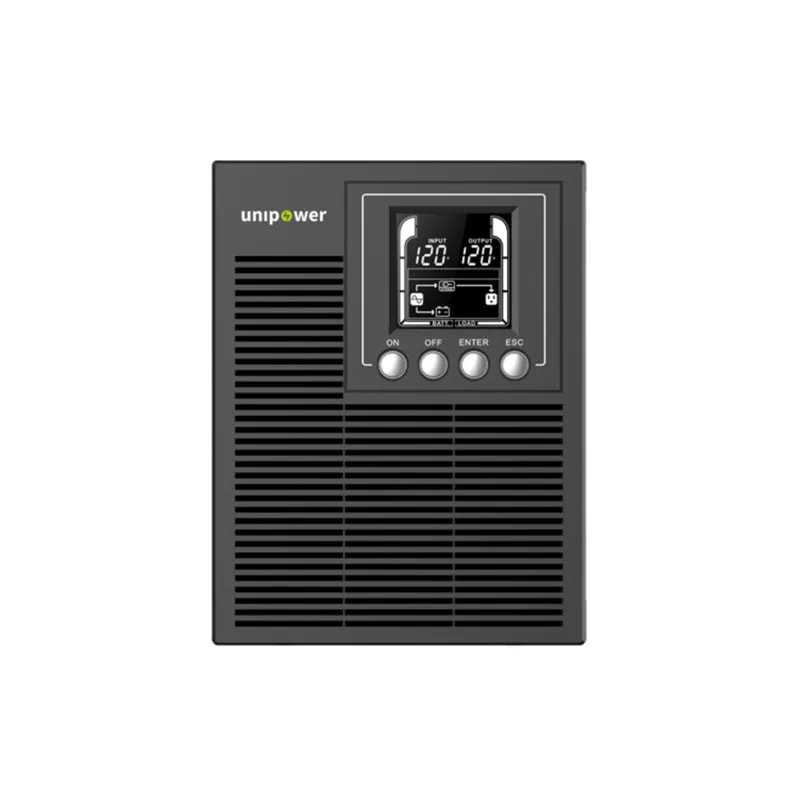 UPS Unipower UPSO11-1TL Online 1KVA / 0.9KW Torre UPS Con 2 Baterias 12V9AH 120V 60HZ / 4 TO