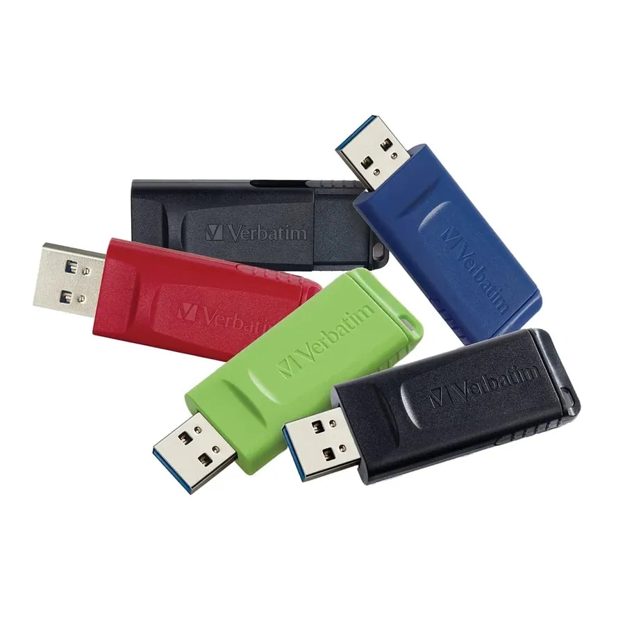 Flashmemory Verbatim / 32GB Store N GO USB 2.0 / Colores Surtidos / 5 Pack