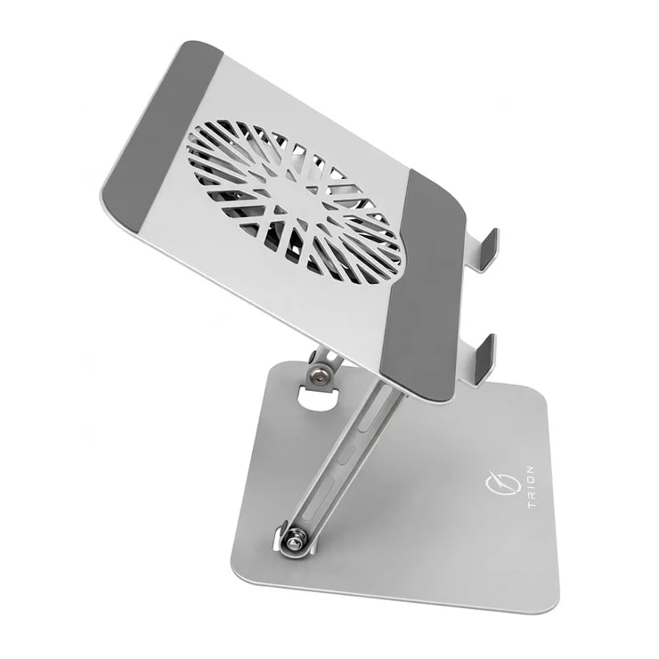 Stand Portable Trion Notebook-tablet Aluminium Ventilador TL-300 Silver