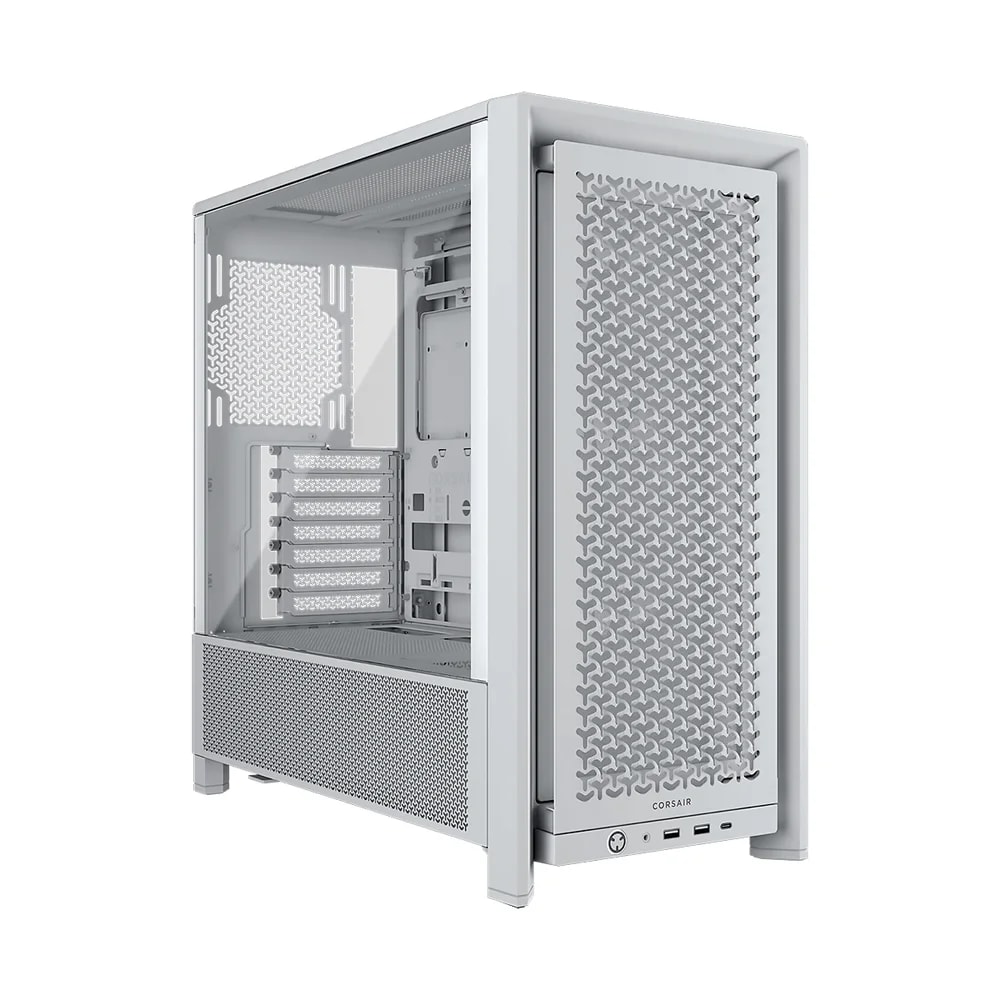 Case Corsair Frame 4000D RS Modular Mid-Tower Tempered Glass Usb-c 2USB-A Blanco