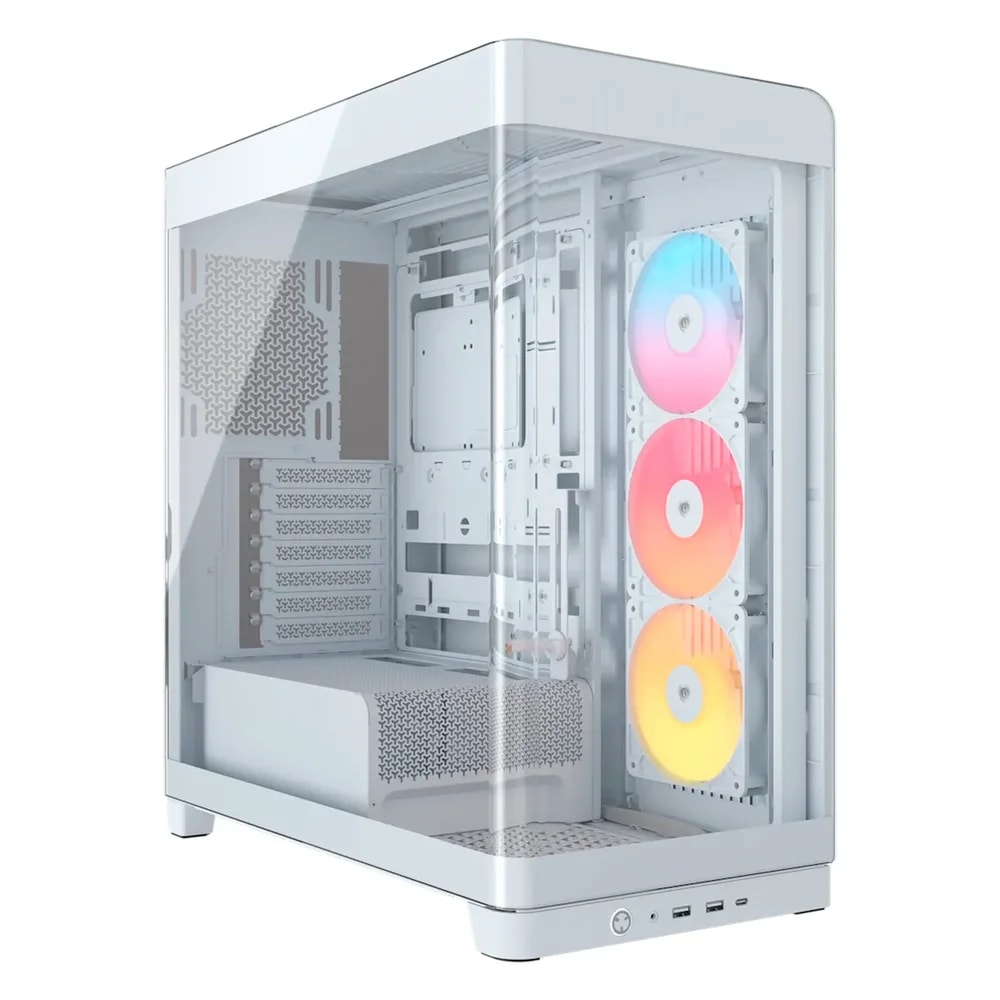 Case Corsair ATX 4500X Frame Rs-r ARGB Panoramic Glass 2USB3.2 HD-Audio Mid-Tower White