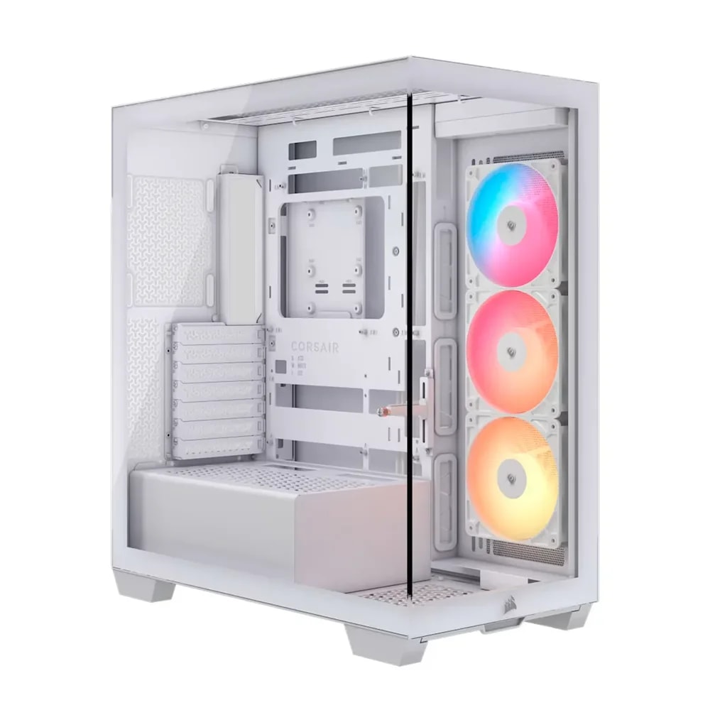 Case Corsair ATX 3500X Rs-r ARGB Panoramic Glass 2USB-C 2USB3.2 HD-Audio Mid-Tower White