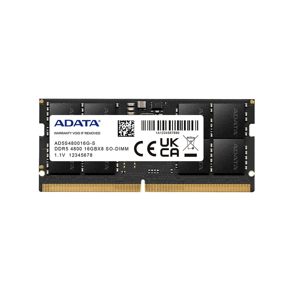 Memoria RAM So-dimm Adata 16GB DDR5-4800 MTS L40 1.1V
