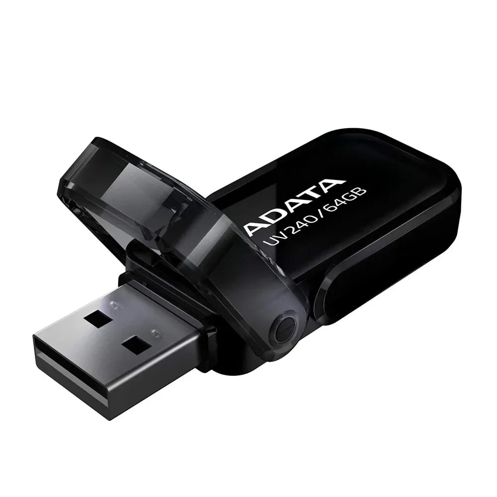 Flash Memory Adata 32GB UV240 USB 2.0 Negro