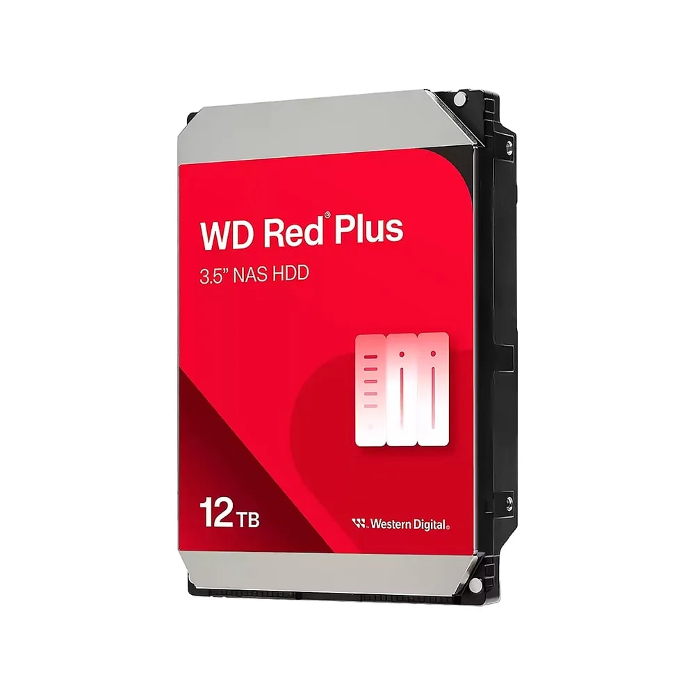 Disco Duro Western Digital-interno-rojo Plus NAS-12TB-7200RPM-SATA 6GB-s CRM 512MB 3.5Inch