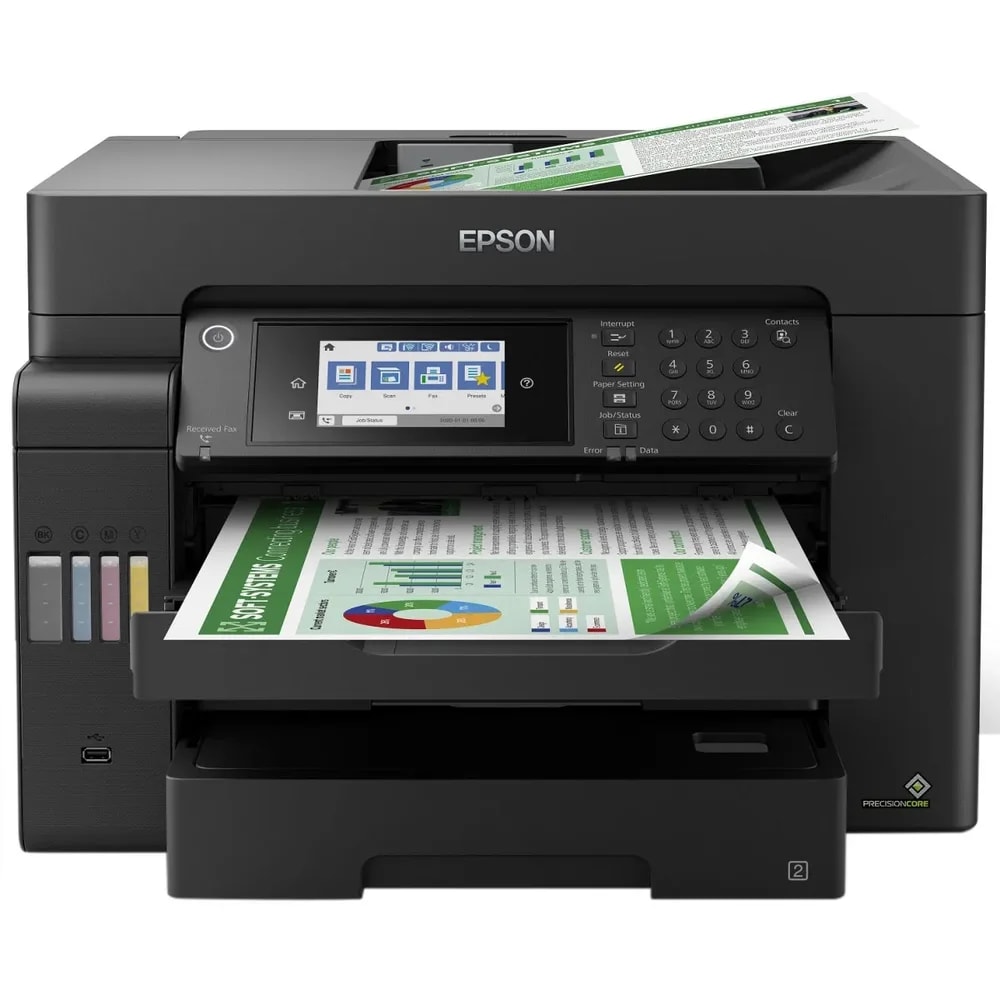 Impresora Epson Ecotank Mult. L15150 A3 Color 25PPM Ethernet Wi-fi Negro