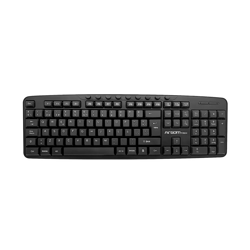 Teclado Argom ARG-KB-7807 USB Negro