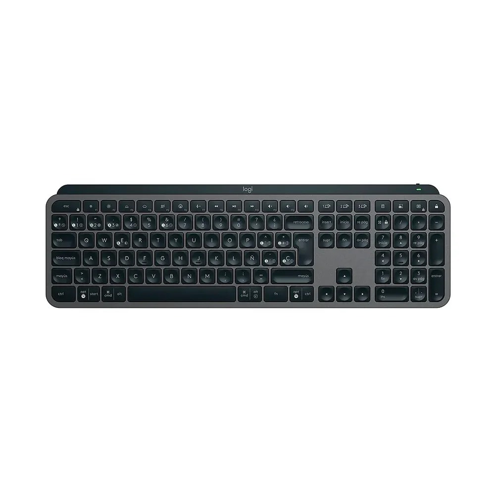 Teclado Logitech MX Keys S Grafito SPA USB Logi Bolt-bt-mul. Disp. - Recarg-retr.ilum