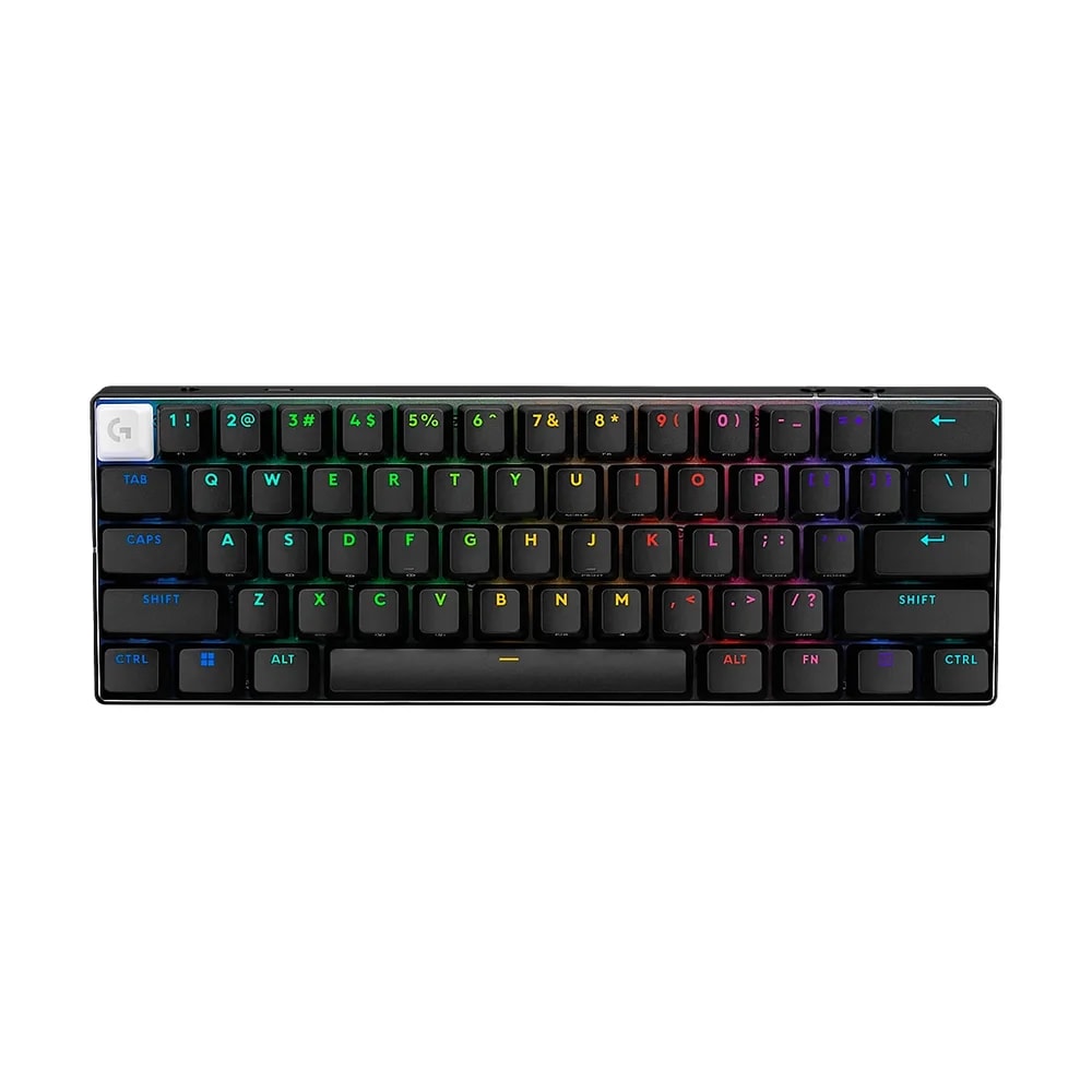 Teclado Logitech G PRO X 60 Lightspeed Wireless Gaming Ultra Compact TKL Mechanical RGB Black