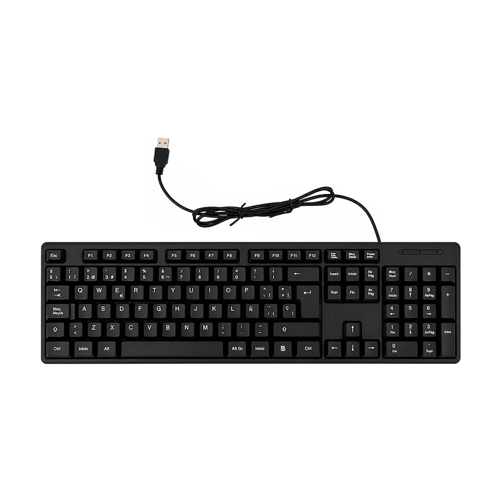 Teclado K886 Water Proof Spanish Black