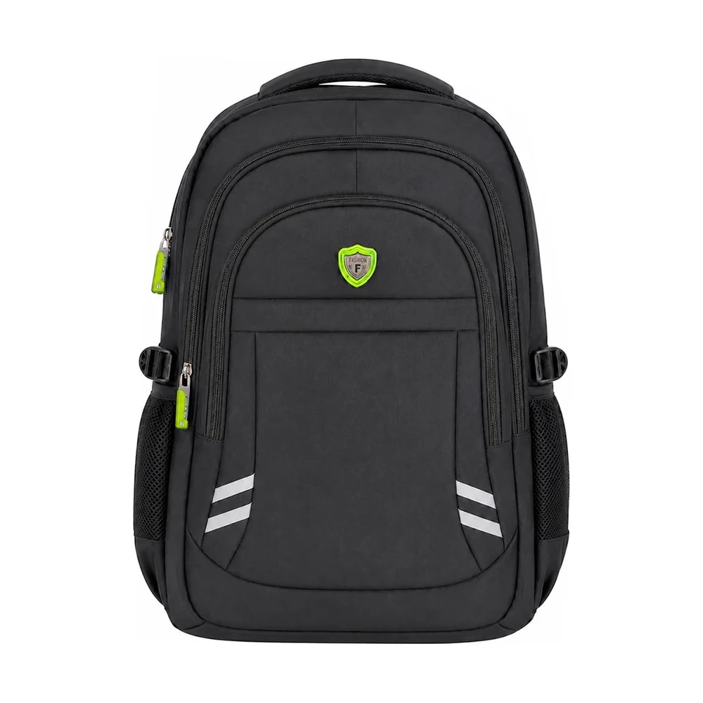 Mochila Notebook Xinweiao Nylon 15.6INC. Negra Con Logo Verde