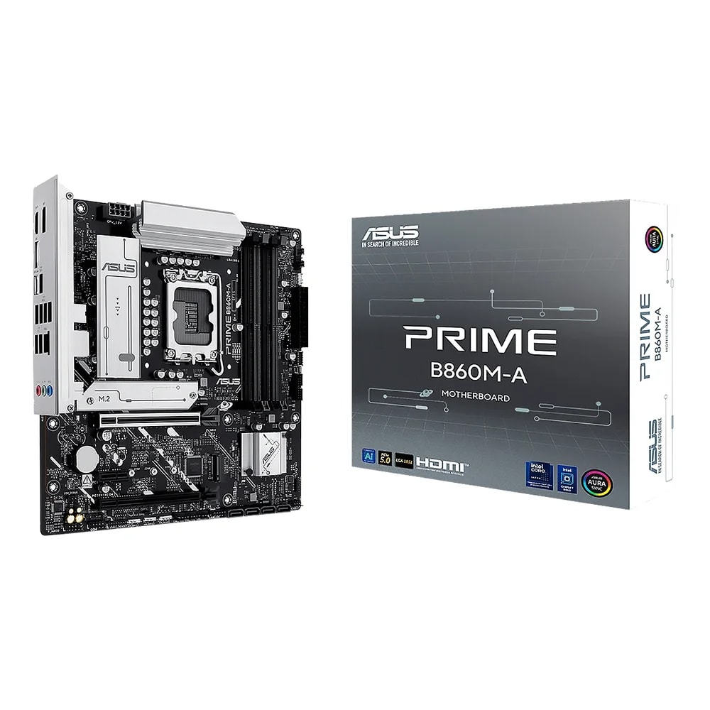 Mainboard ASUS Prime B860M-A Intel Core Ultra LGA1851 DDR5-8666Mhz 2DP HDMI M.2 PCIe5.0 uATX