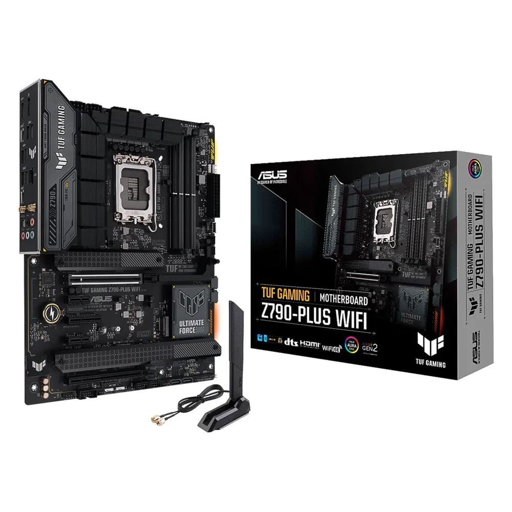 Mainboard ASUS TUF Z790-PLUS Gaming 13VA LGA-1700 DDR5-7200 HDMI DP WIFI BT 4M.2 USB3.2 PCIE4.0 ATX